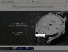 Tablet Screenshot of baume-et-mercier.es