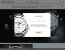 Tablet Screenshot of baume-et-mercier.sg