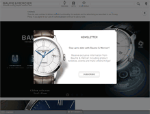 Tablet Screenshot of baume-et-mercier.hk